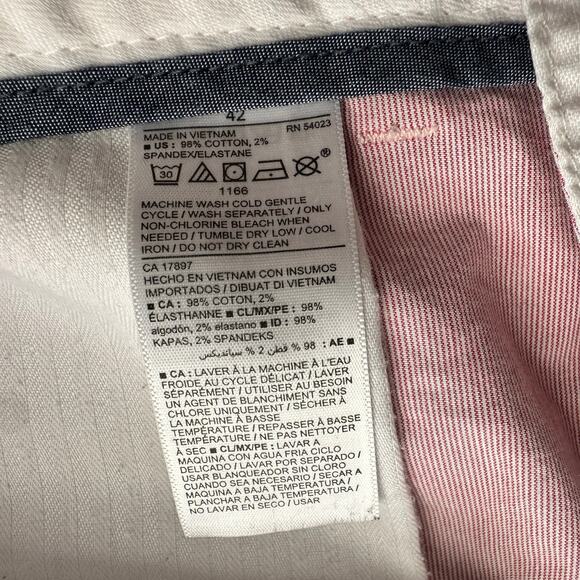 Old Navy Mens size 42 Formal Shorts Slim Red 504136 - Picture 10 of 11